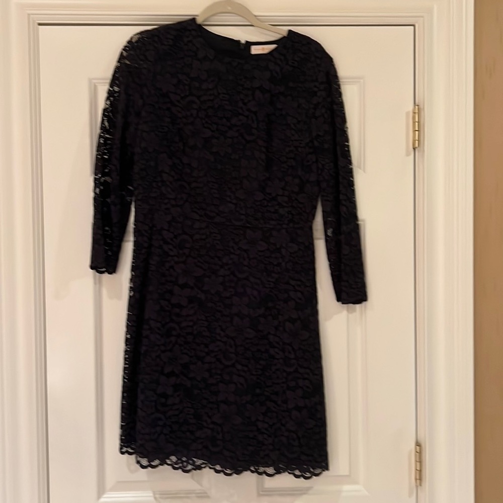 Beautiful Tory Burch Navy lace dress!